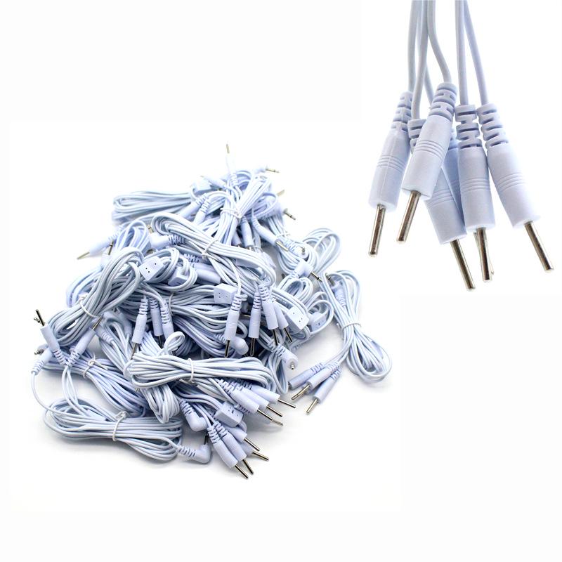 Universal Massager Lead Wires: DC2.5/3.5 One-to-Two/Four Pin Physical Therapy Electrodes