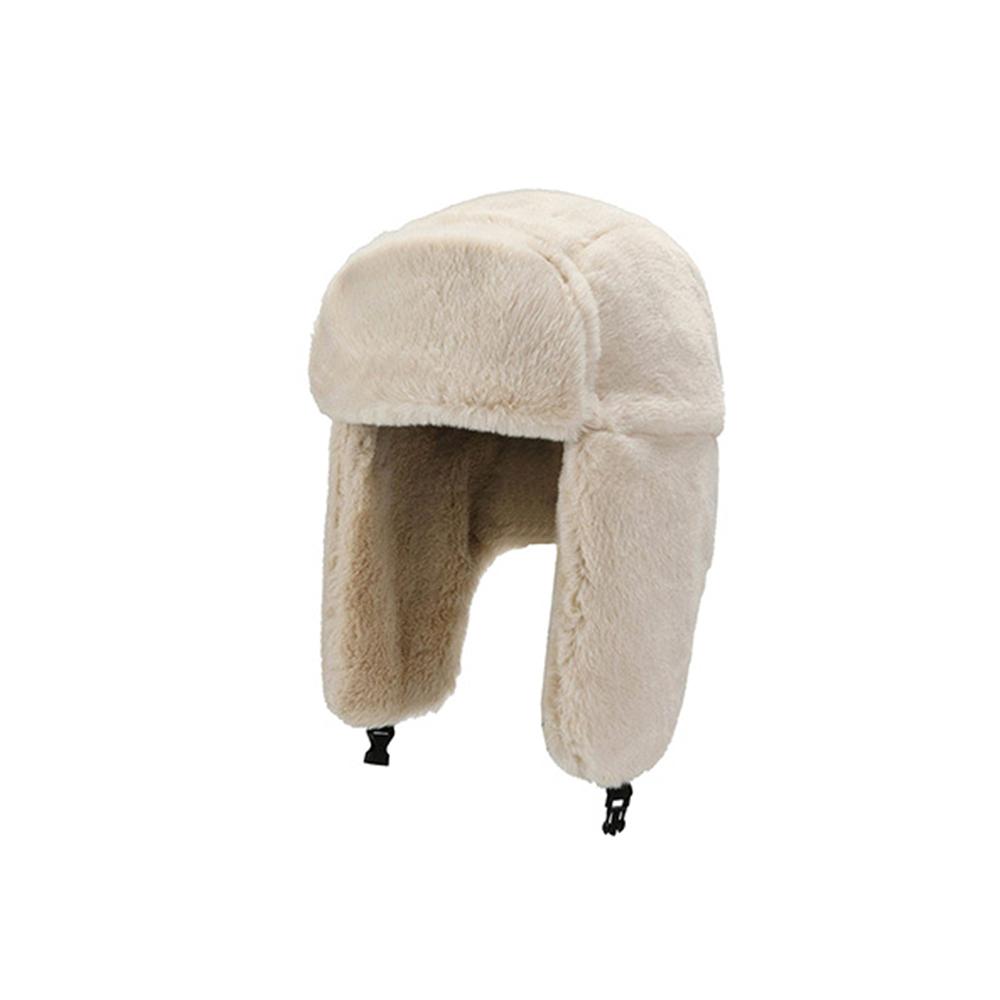 Warm Thick Plush Bomber Hat Winter Hat Trapper Hats Russian Ushanka Snow Caps Earflap Bonnet for Men Women
