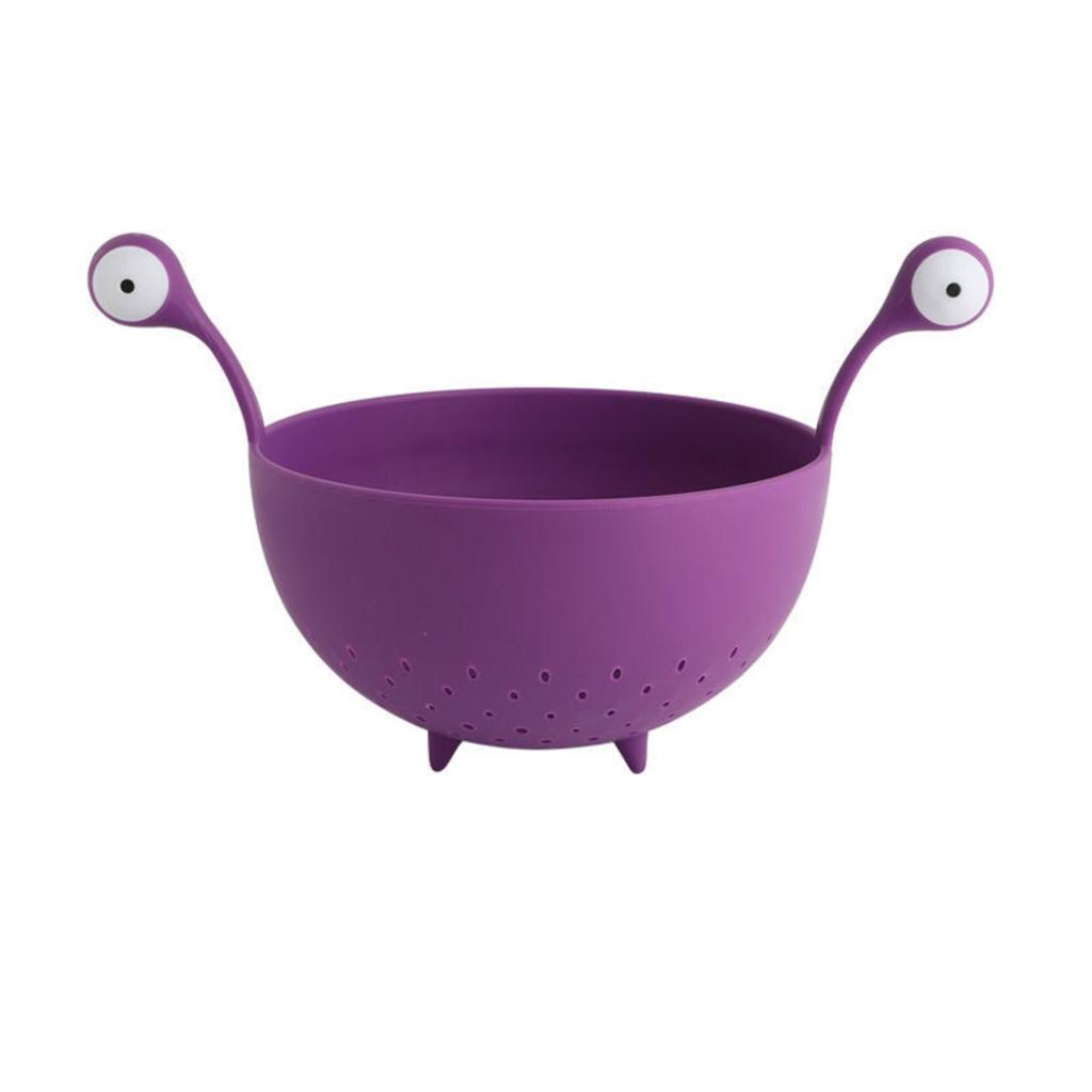 Big Eyes Creative Living Room Snack Fruit Storage Basket, Home Kitchen Fruit And Vegetable Washing Basket Basket