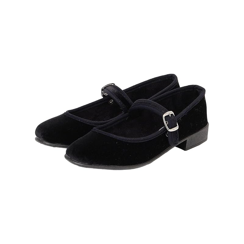 

[Ships Any] JAVERFLEX: STRAP SHOES 725030007 Black1 37(24cm)