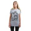 Disney Womens/Ladies Mickey Mouse Sketch Marl T-Shirt