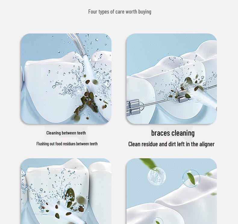 Portable Electric Water Flosser - Home Use Dental Pulse Tooth Cleaner