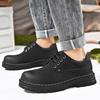 Men Handmade Shoes Waterproof Casual Leather Shoes Men's Shoes Genuine Leather Casual Outdoor Work Shoes