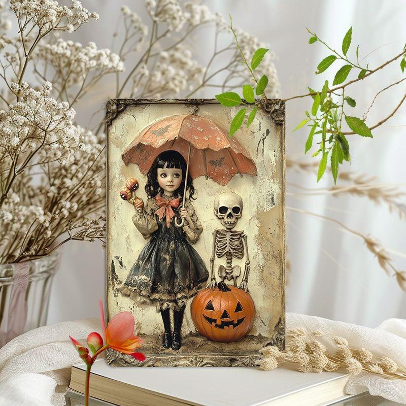 Halloween Metal Tin Sign Wall Decor 20x30cm