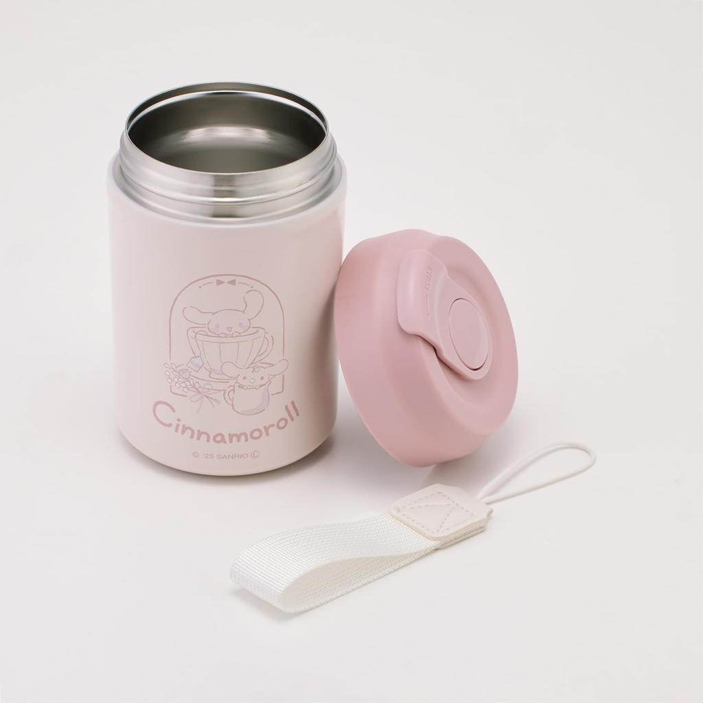 Skater Stainless Steel Easy Tumbler Vacuum Double 380ml, Insulated, Cold, Wall, Sanrio, Cinnamoroll, Natural, STEM4-A