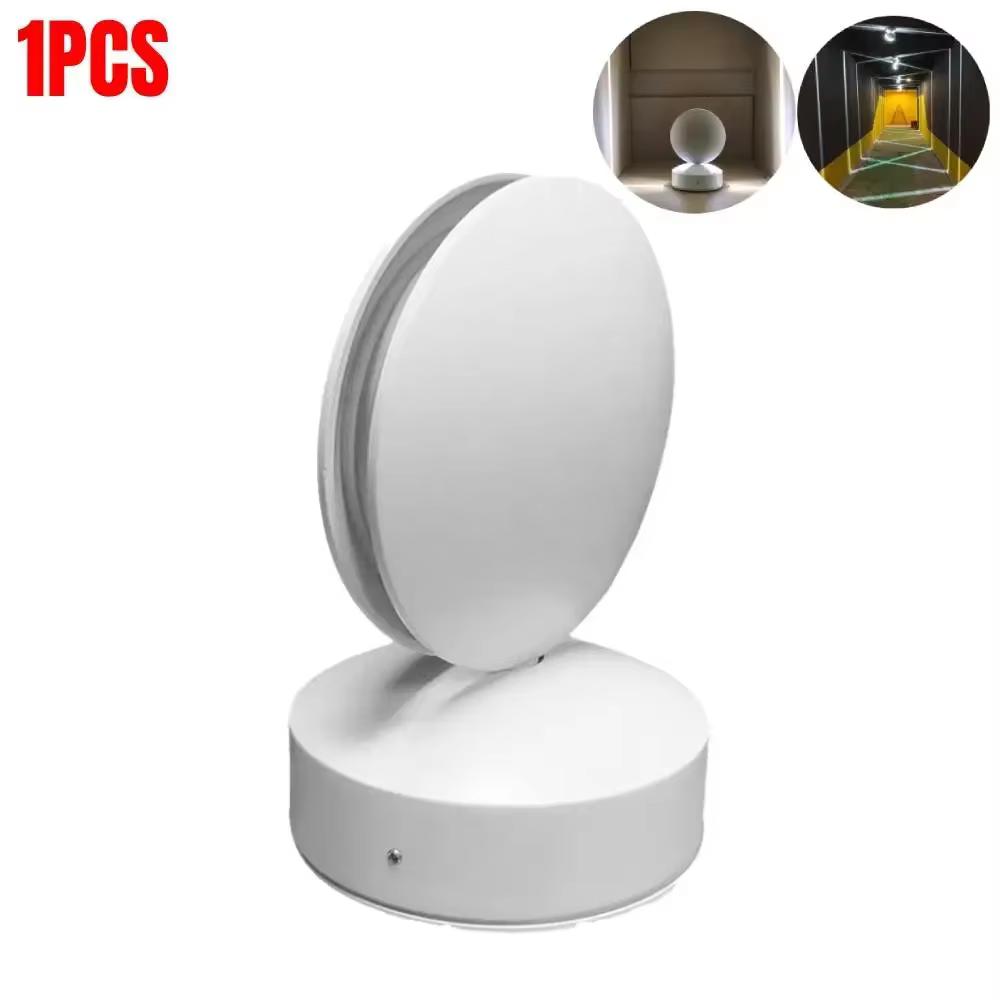 

1/2/3/4PCS 360 Degree Rotating LED Window Sill Door Frame Wall Light Door Frame Line Wall Light For Bedroom Hallway Stair Warm Light