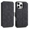 DENIOR B06 For iPhone 16 Pro Max Case Magnetic Detachable Wallet Stand Leather+TPU Phone Cover