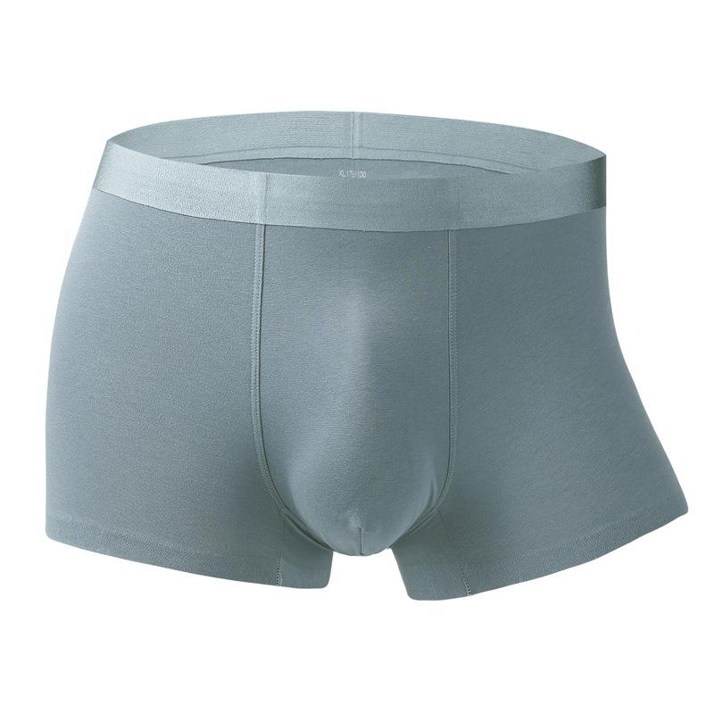 60 Jednobarevné Pánské Spodní Prádlo Bavlna Velká Velikost Spodní Prádlo Pánské Bezešvé Spodní Prádlo Prodyšné Chlapecké Boxerky