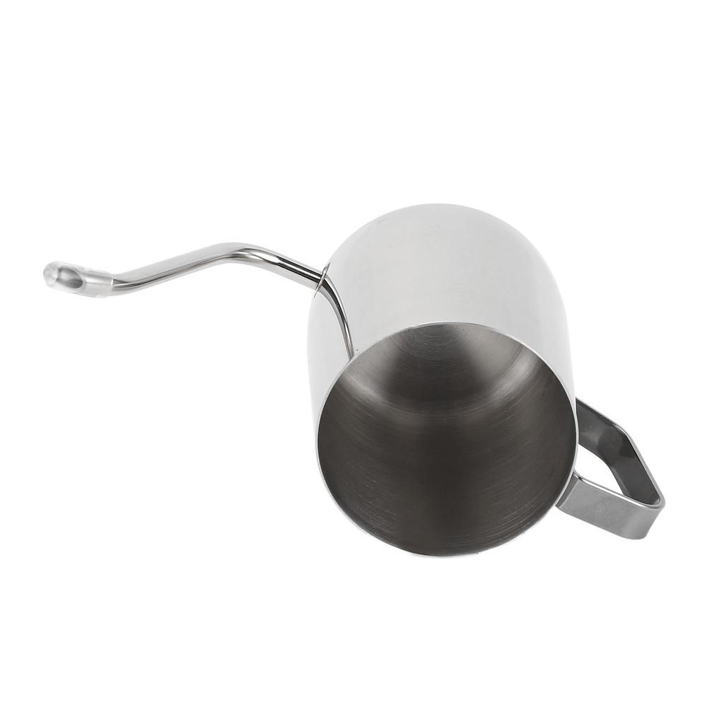 350ml Stainless Steel Pour Over Kettle Gooseneck Spout Coffee Tea Pot Long Narrow Drip Cup Camping Coffee Pot for Travel Outdoor