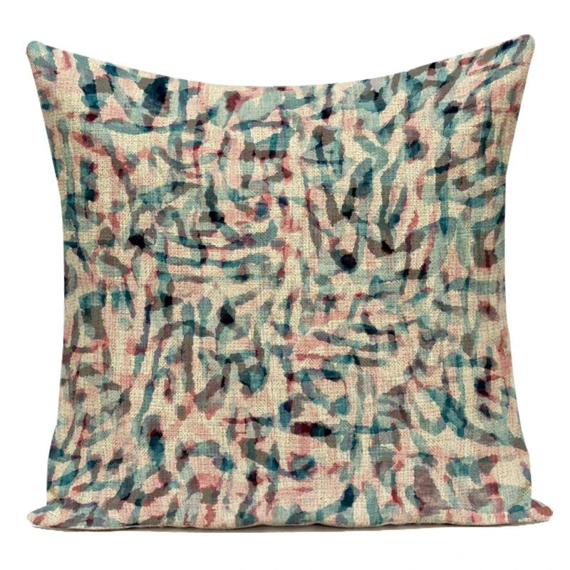 Polyester Boho Geometric Mandala Flowers Decorative Pillows Sofa Home Bedroom Cushion Cover Pillowcase