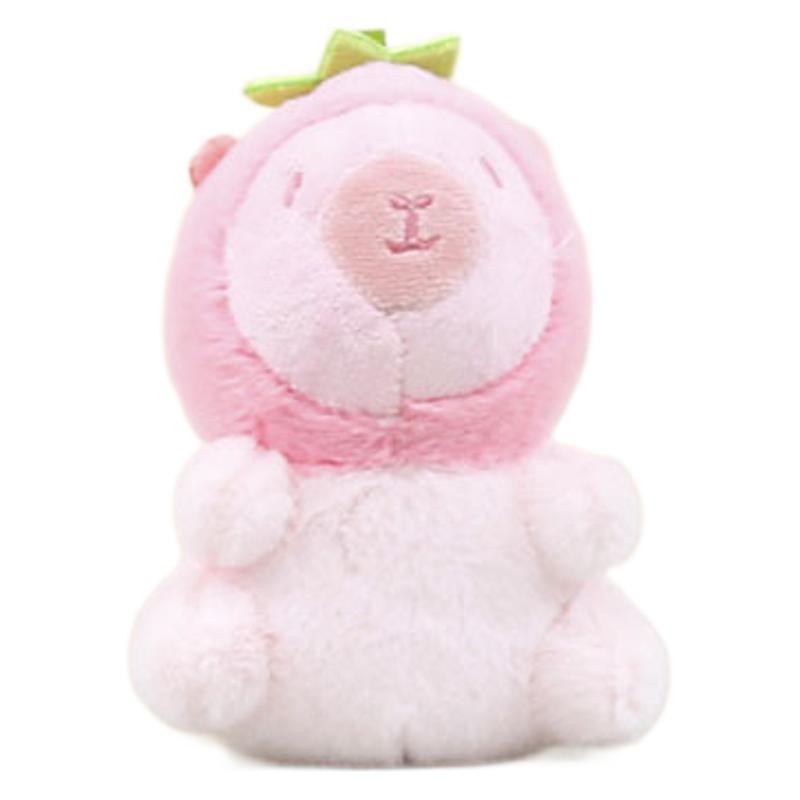 Charming Soft Plush Capybara Keychain Adorable Cuddly Doll Bag Charm Accessory
