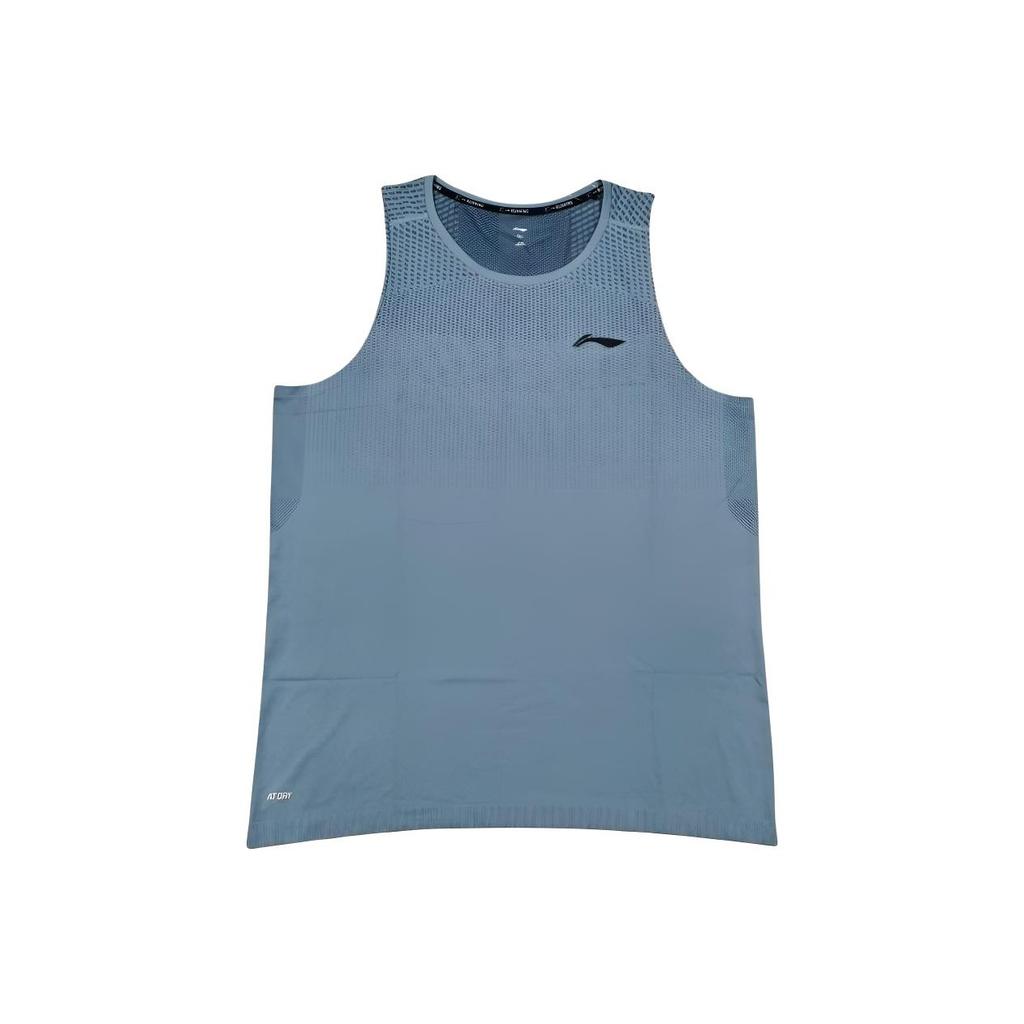 Li Ning Running Series Round Neck Pullover Solid Color Comfortable Versatile Slim Fit Casual Vest Men Vests AVSU729-2
