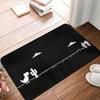 Funny Offline No Internet Dinosaur Doormat Anti-Slip Entrance Kitchen Bathroom Floor Door Mat Dino Geek Garage Carpet Rug