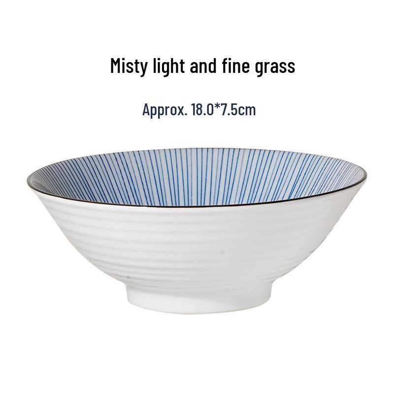 Japanese Style 7-Inch Conical Ramen & Rice Bowl