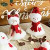 Angel Doll Hanging Plush Ornament Snowman Pattern Christmas Hanging Doll  Christmas Tree Decor