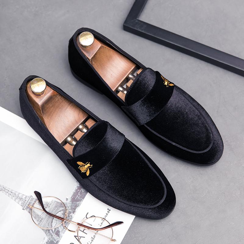Fashion Big Size Men Cow Suede Leather 2025 Driving Casual Slip On Black Loafers Flats Mens Moccasins Italian Male Designer Brand Shoes