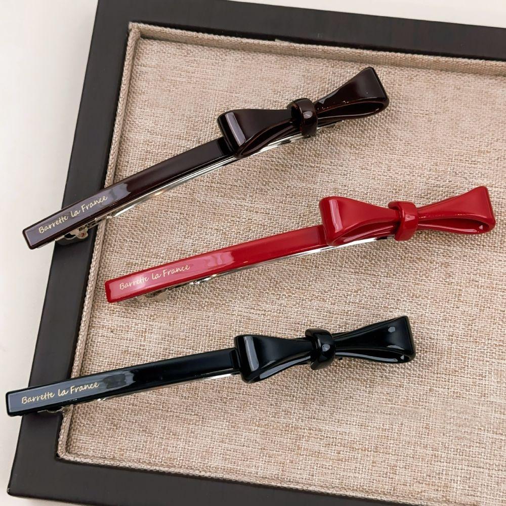

Slender Spring Clip Retro Barrettes Cute Hairpin for Women кавовий