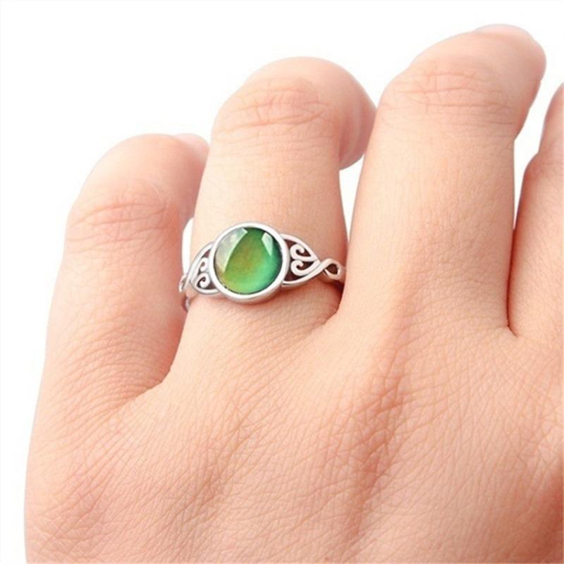 Color Changing Temperature Sensitive Ring Durable Unisex Perfect for Outfits Show Your Style Ideal Gift for Everyone