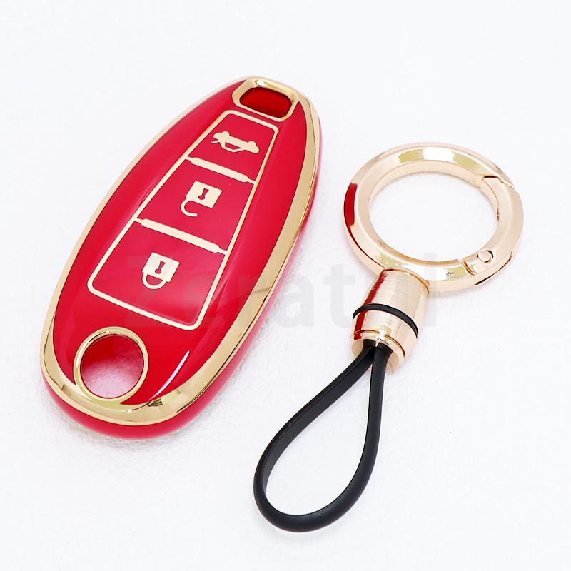 Shell For Suzuki Grand Vitara Liana Scorss Grand Kizashi Swift Ignis Tpu Car Key Case Cover Keychain Protective Key Fob Cover