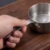 Cooking Pot 100ML 304 Stainless Steel Sauce Cup with Handle Non-Stick Steak Sauce Cup Small Size Meat Juice Cup Restaurant Use