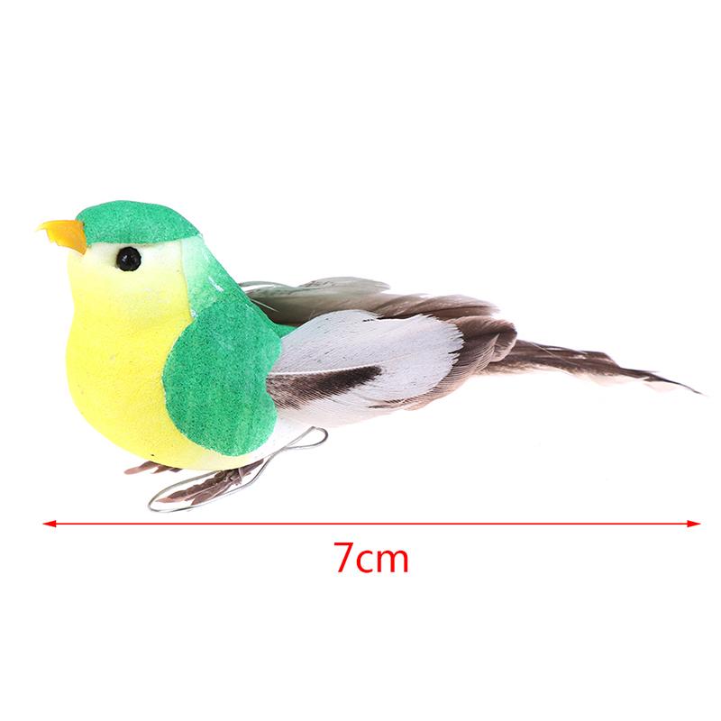 1pc Fake Bird Simulation Artificial Feather Dove Feather Decor Venue Ornament