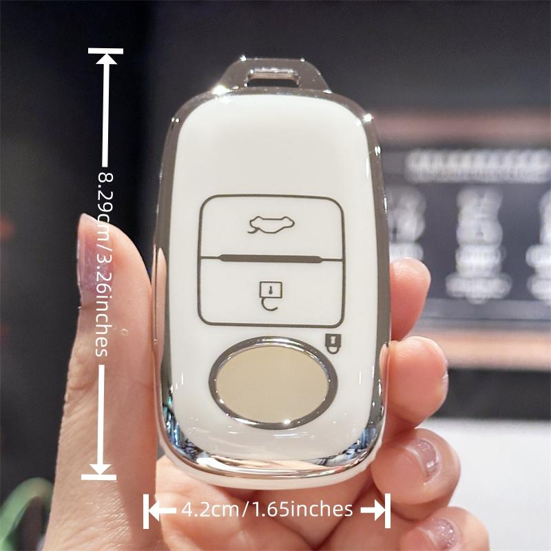 Schlüsselanhänger-Abdeckung für Toyota Yaris Ativ Raize Veloz Avanza Rush Perodua Daihatsu Malaysia Auto Smart Remote Autoschlüssel-Hülle