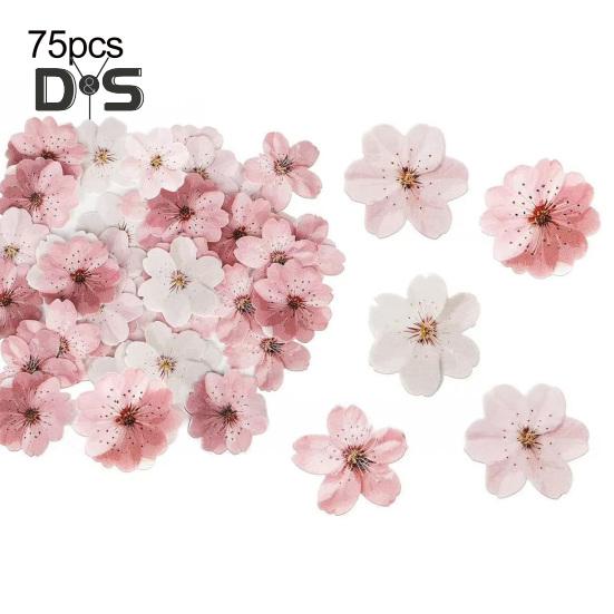 Decoraciones comestibles de flores de papel para pastel, cerezo sakura, postre, adornos para pastel, bodas, fiesta de cumpleaños, accesorios para pastel