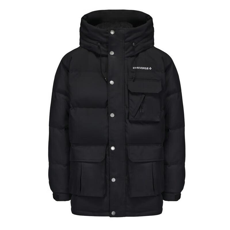 Converse Men s Autumn/Winter American Retro Workwear Multi-pocket Down Jacket M