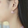 LOVUEE Pink Kitty with Pink Tulip Earrings