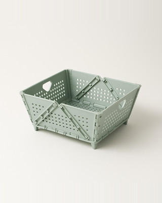 Coș de scurgere pliabil din PP, cu scurgere rapidă, igienic, care economisește spațiu, coș de depozitare pentru fructe pentru chiuveta de bucătărie