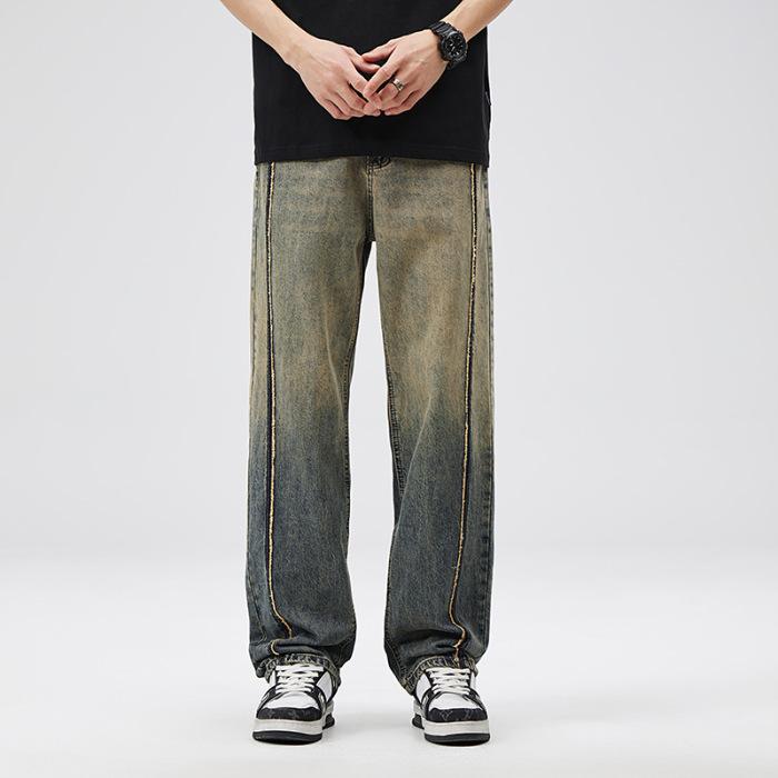 

Джинсы мужские весенние прямые в стиле ретро 42