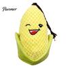 Soft Particle Plush Dog Toy Corn Toy, Squeaky Chew Crinkle Stuffed Daily Interactive Training Toys Puppy Teething for Small to Medium Dogs Pet