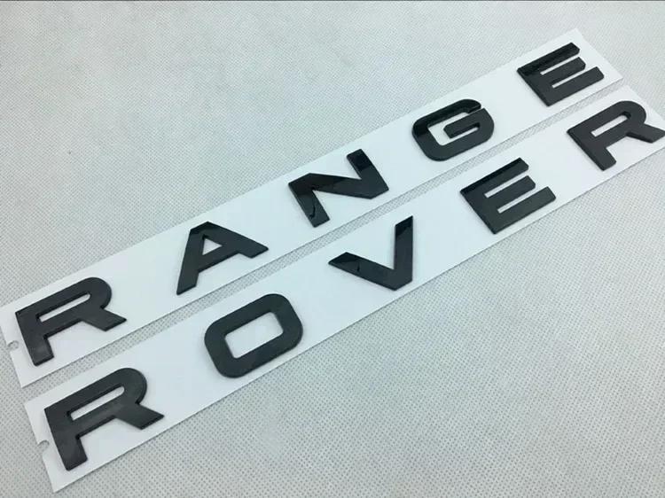 Abs Car Front Hood Tailgate Sticker Rear Trunk Emblem for Land Rover Range Rover Evoque Vogue Velar SV L405 L322 2 3 4 Sport jvhn2