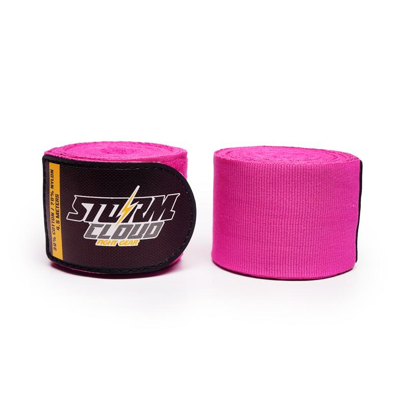 StormCloud HWX-R PREMIUM Boxing Wraps Pink 4.5m