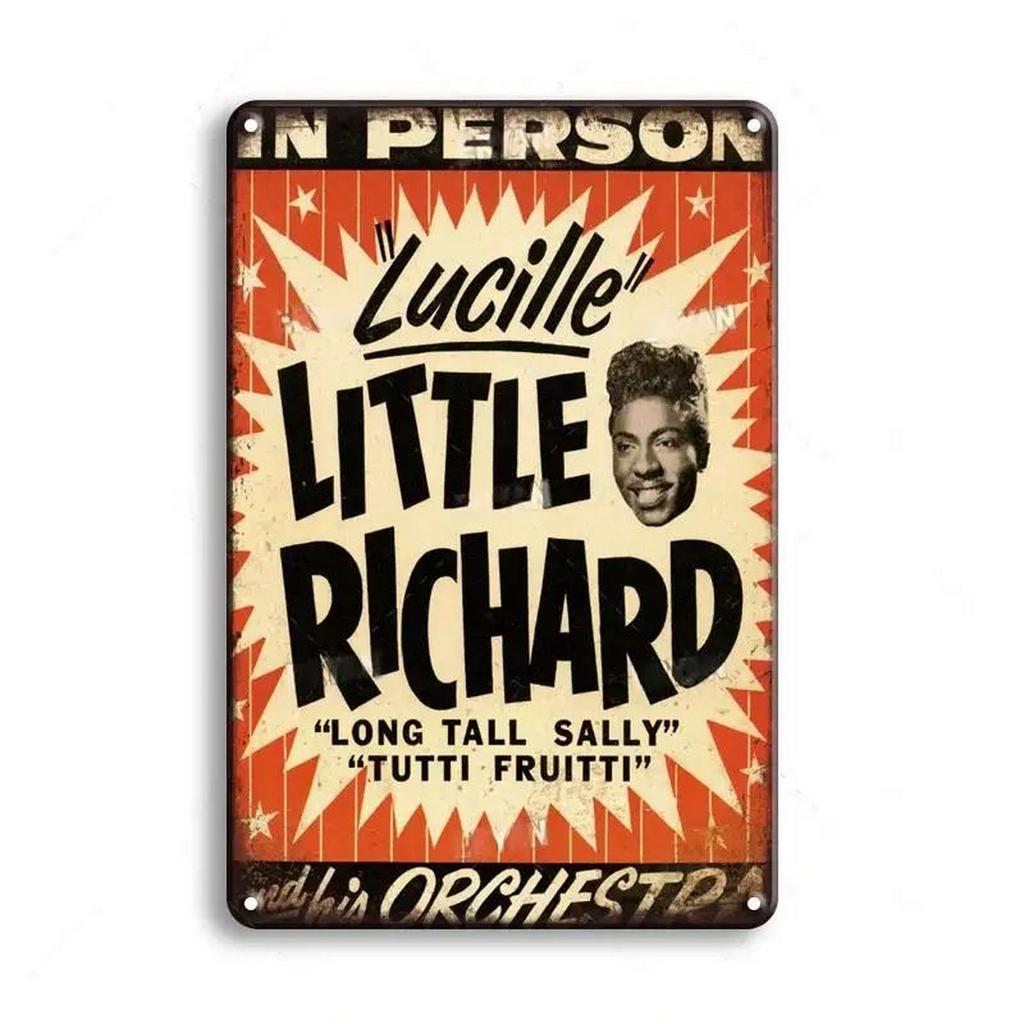 Music Metal Tin Signs Velvet Wall Decoration Plaque Vintage Art Poster Iron Painting for Man Cave Home Cafe Garden Club Bar