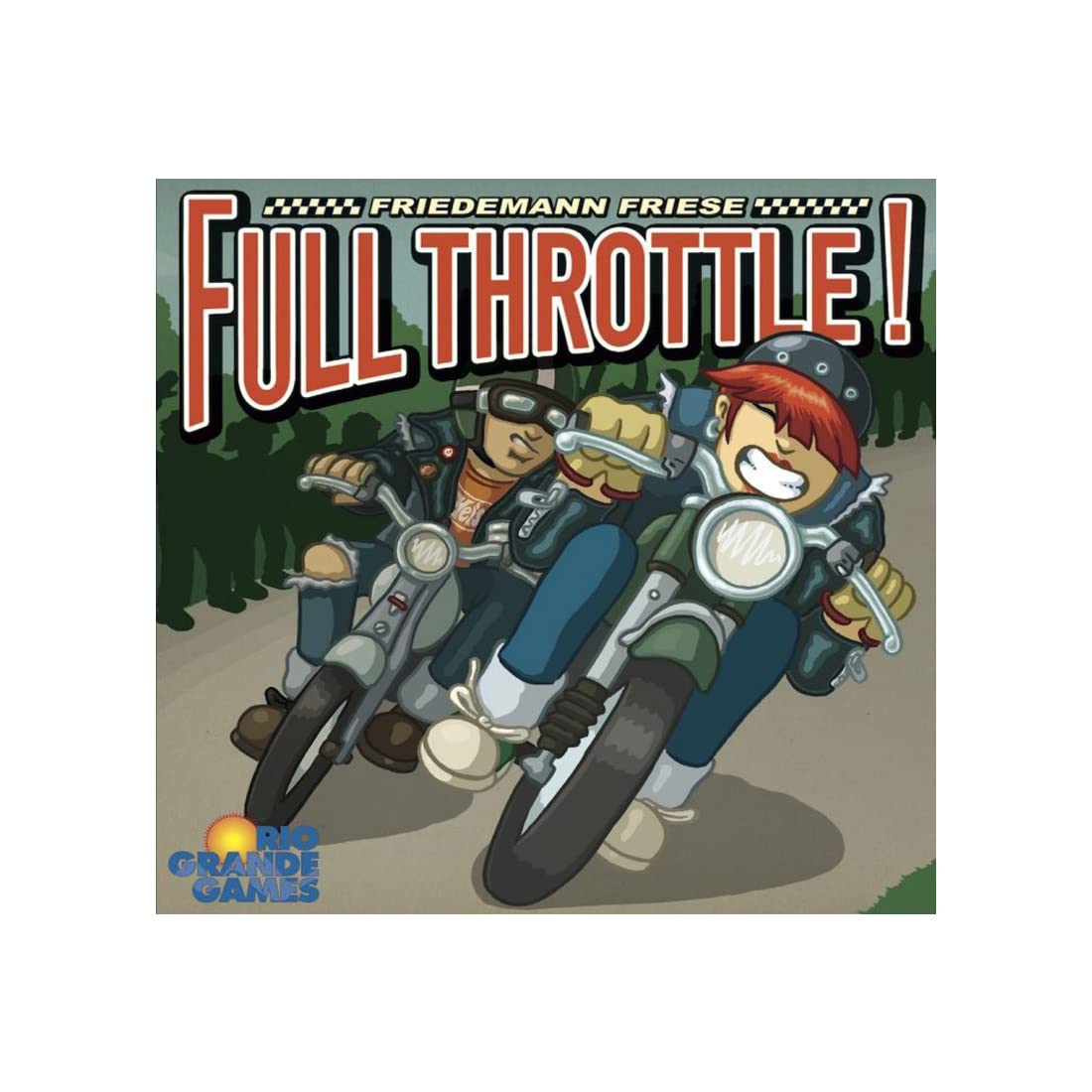 

Rio Grande Games Full Throttle Moped Racing Betting Card Drafting Board Game for Ages Multicolor - 2-6 Players, 14+, 30-60 Minutes,