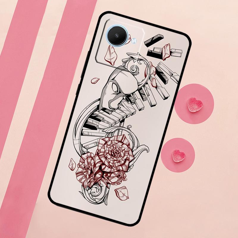 Musical Music Note For Realme 15 Pro 10 11 12 13 14 Pro Plus GT7 C67 C65 C63 C61 C55 C53 C51 C35 C71 C75 Case