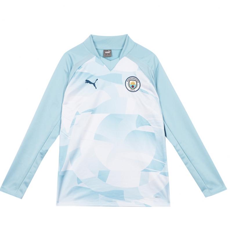 Puma Mcfc Man City Pre Match Ls Sweat Top