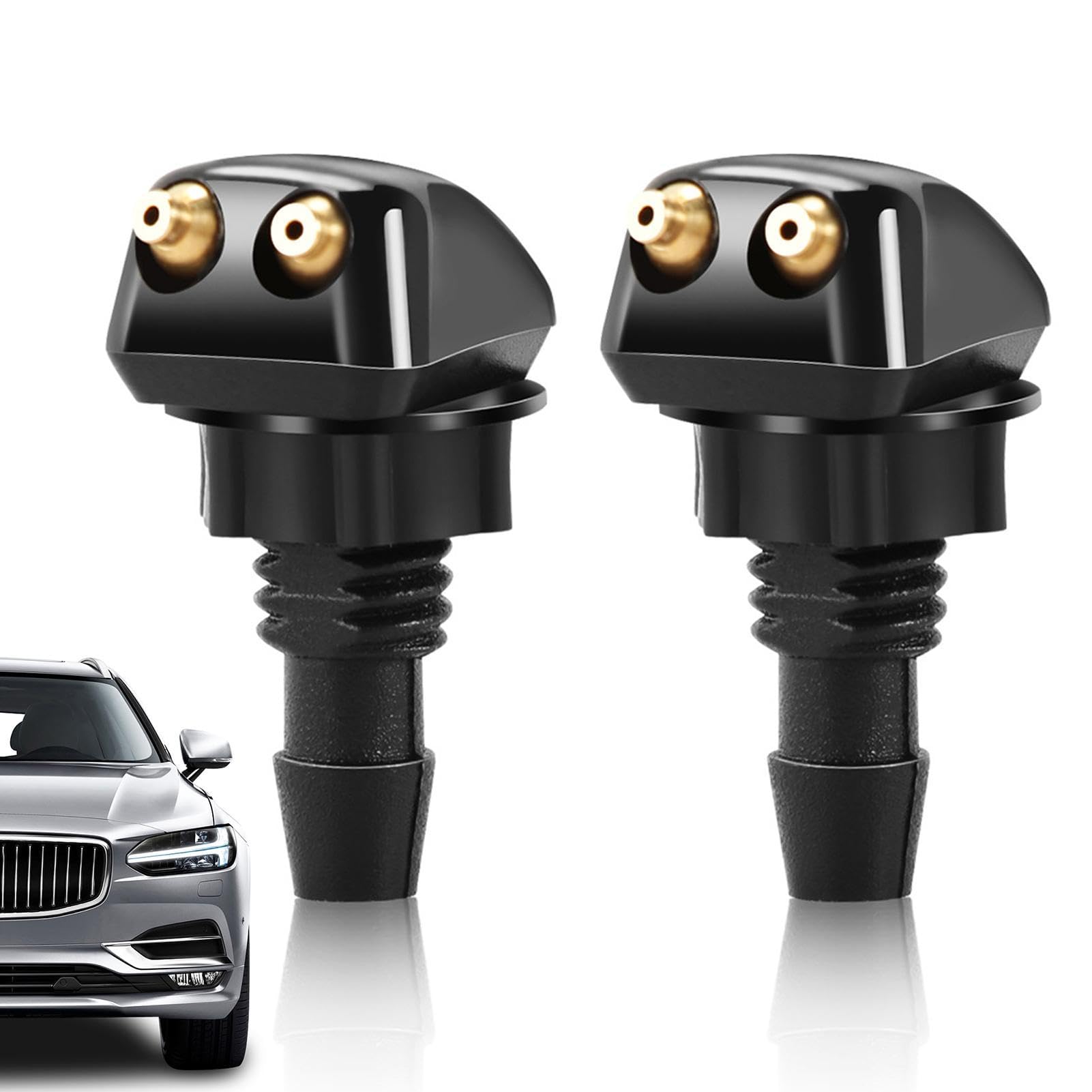Windshield Washer Nozzle | 2 Pack Windshield Spray Jet Kit See description