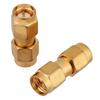 5PCS Durable Straight Plug SMA Male Connector Gold Gold Plated Coaxial Connector SMA Male Adapter Coaxial Systems