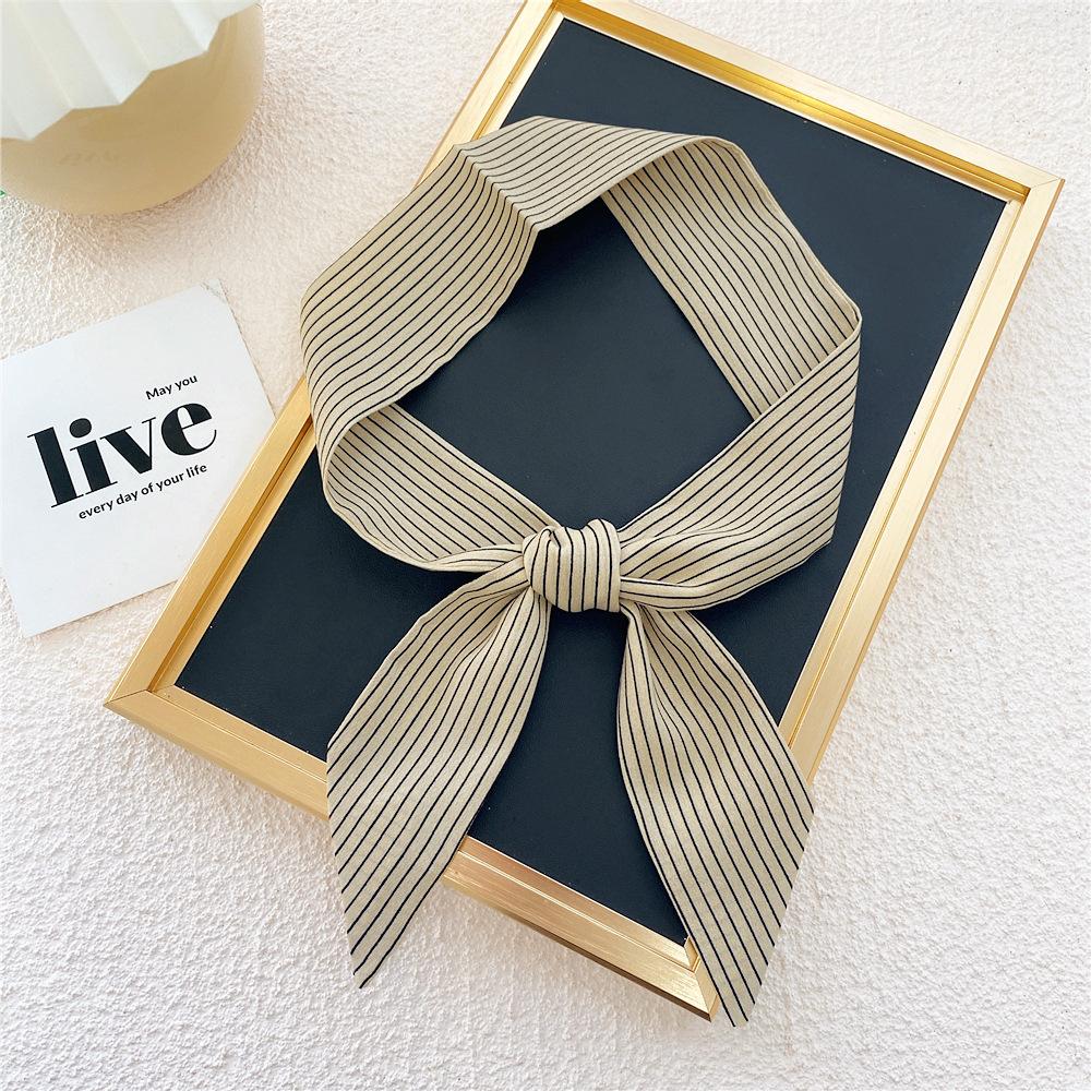 New Scarves Silk Scarves Women'S Spring And Autumn Season Long Decorative Professional Scarves Summer Thin Styles Paired With Shirts Stylish