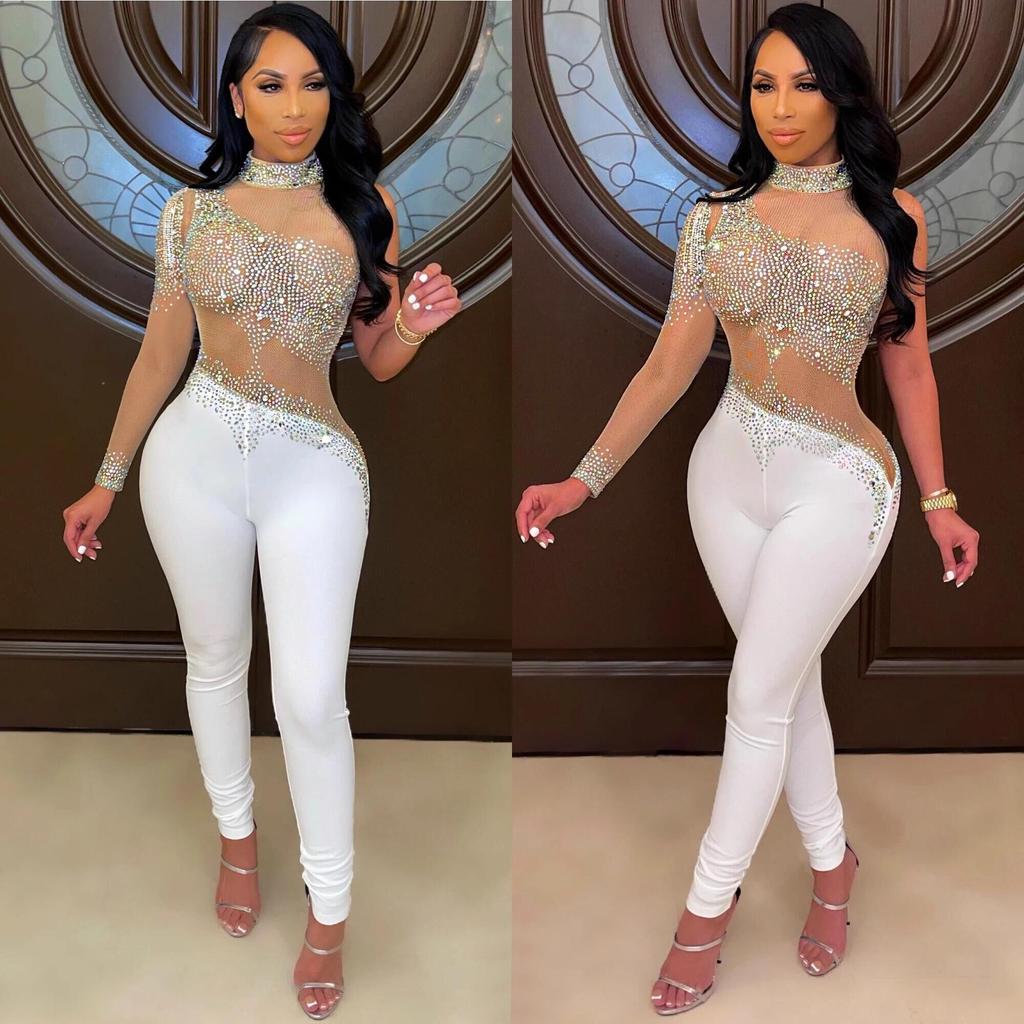 European & American Sexy Slimming Jumpsuit for Nightclubs - SK6017