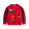 Bebek Noel Yuvarlak Yaka Örme Kazak Erkek ve Kız Çocuklar için