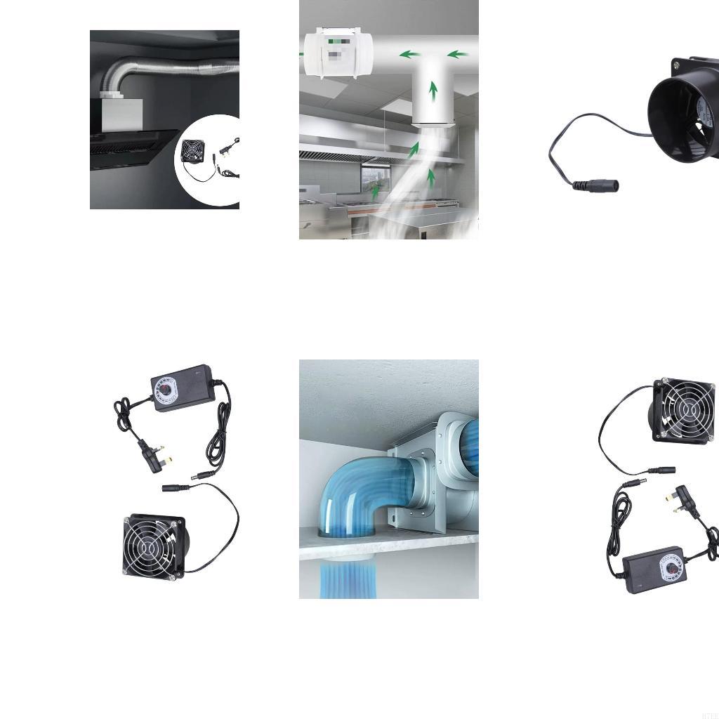 

H7EE 80mm Exhaust Fan Home Inline Pipe Duct Fan Bathroom Extractor Ventilation China Mainland