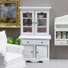 Antique Miniature Cabinet For 1/12 Doll House Room Furnishing with Functional Storage Drawer Scene Display Accessory