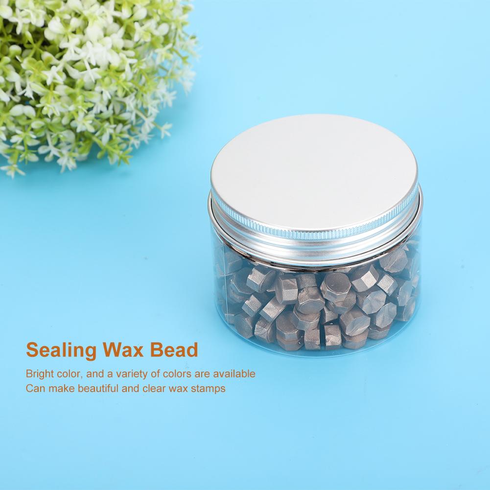200Pcs Sealing Wax Octagon Seal Pearlescent Suit Bottle Packing for Envelopes Documents Wedding