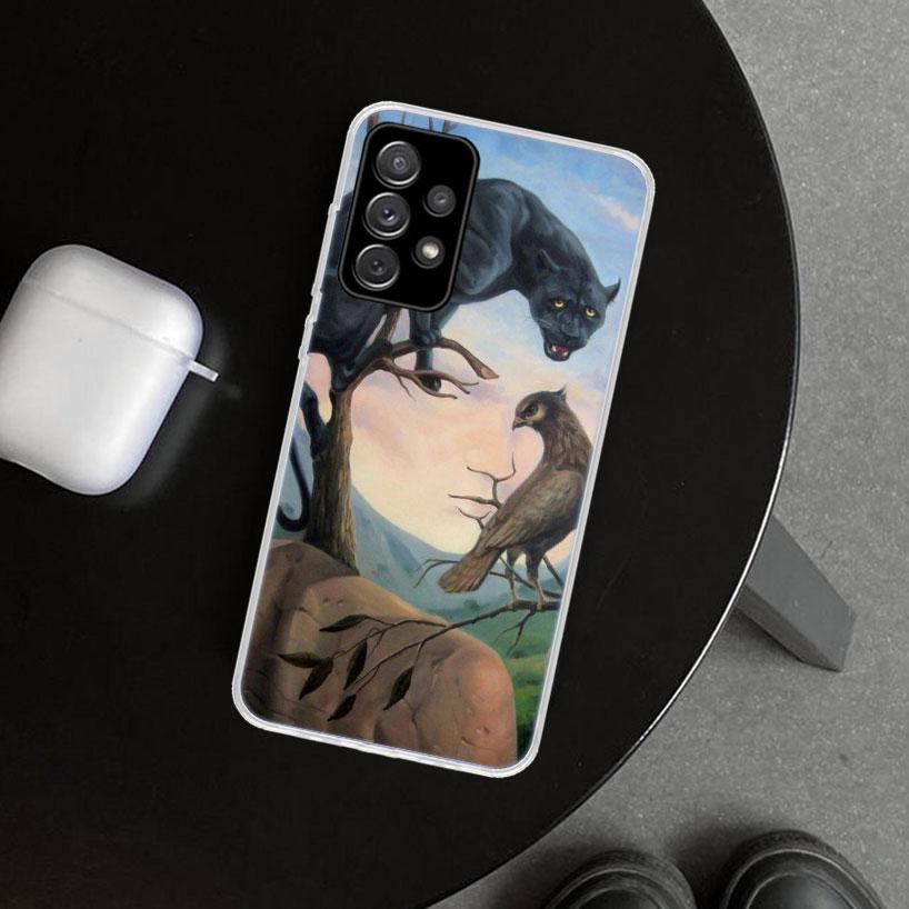 Salvador Dali Art Phone Case Cover for Samsung Galaxy A12 A22 A32 A52 A72 A02S A51 A50S A31 A20S A10S Note 20 Ultra 10 Plus Gala