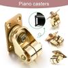 Kółka do pianina Obrotowe kółko do przesuwania pianina Metalowe kółka do mebli fortepianowych Odporne na zużycie do mebli fortepianowych pionowych