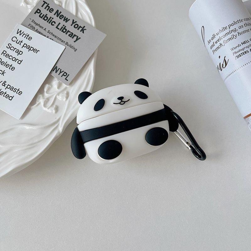 Cute Panda earphone case AirPods Pro 1st generation protective case New 1st generation Apple earphone case AirPods 1st generation case