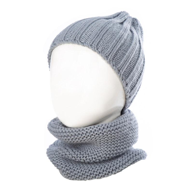 New Baby Toddier Pălărie de iarnă Set de eșarfe pentru gât 0-3 ani Băieți Fete Pălărie de modă unisex pentru copii Călărie caldă tricotată în aer liber Pălărie drăguță